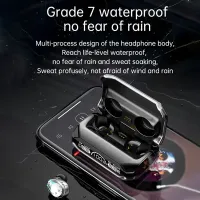 TWS M41 Bluetooth Earphones with LED Display thumbnail 4