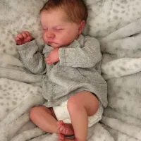 NPK Levi Reborn Boy Doll 19in Silicone thumbnail 5