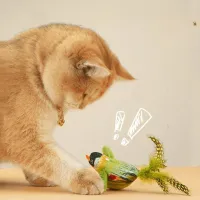 Interactive Bird Cat Toy with Catnip thumbnail 6