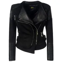 Women's Faux Leather Slim Jacket thumbnail 1