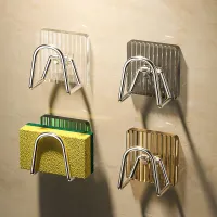 Adhesive Sink Sponge Holder Organizer thumbnail 1