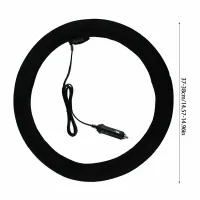 Heated Steering Wheel Cover 12V thumbnail 4
