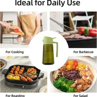 Olive Oil Sprayer Bottle Dark Green thumbnail 3