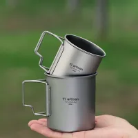 Titanium Folding Handle Camping Mug thumbnail 3