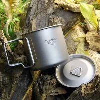 Titanium Folding Handle Camping Mug thumbnail 6
