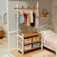 Miniature Wardrobe Dollhouse Furniture thumbnail 2