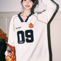 Y2K Basketball Jersey Sweatshirt thumbnail 1