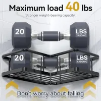 2-Pack Corner Shower Caddy thumbnail 5