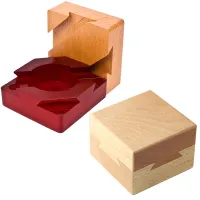 Secret Opening Wooden Puzzle Box thumbnail 1