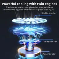 Q100 17" Gaming Laptop Cooler with LED thumbnail 4