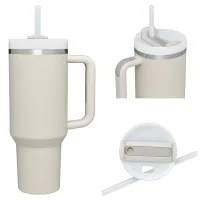 40oz Insulated Tumbler with Handle thumbnail 5