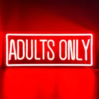 Adults Only Neon LED Sign thumbnail 1