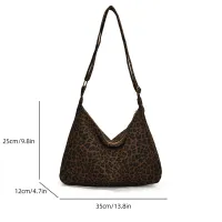 Leopard Print Crossbody Shoulder Bag thumbnail 2