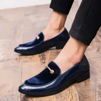 Italian Patent Leather Oxford Dress Shoes thumbnail 4