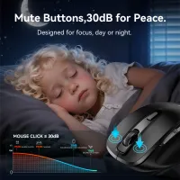 Vention Dual-Mode Wireless Mouse 4000 DPI thumbnail 4