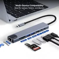 8-in-1 USB-C Hub for MacBook & iPad thumbnail 5