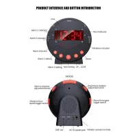 Super Loud Alarm Clock with Bed Shaker thumbnail 6