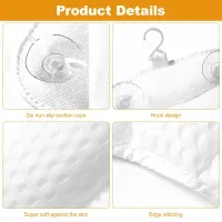 3D Mesh Bath Pillow for Neck & Back Support thumbnail 3