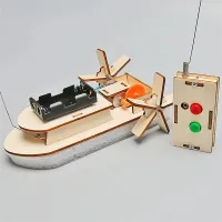 DIY Wooden Boat STEM Kit for Kids thumbnail 1