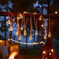 Solar LED Patio String Lights thumbnail 1