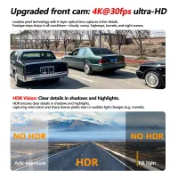 4K Dual Dash Cam with WiFi thumbnail 3