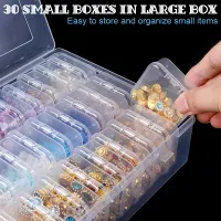 30Pcs Clear Bead Storage Box thumbnail 4