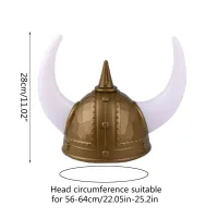 Viking Knight Helmet Costume Hat thumbnail 6