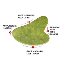 Jade Gua Sha & Rose Quartz Face Roller Set thumbnail 3