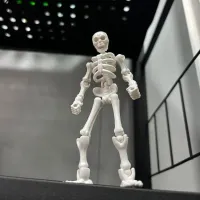 Posable Mini Skeleton Figurines for Halloween thumbnail 5