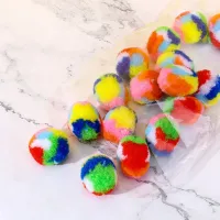 20pcs Plush Cat Ball Toy Set thumbnail 4