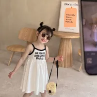 Girls Cute Print Suspender Dress thumbnail 3