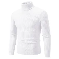 Men's High Neck Knit Turtleneck Sweater thumbnail 4