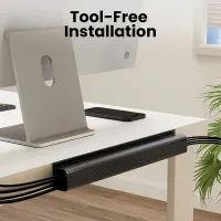 PVC Desk Cable Organizer Tray thumbnail 6