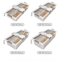 Double-Wheel Underbed Storage Box thumbnail 5