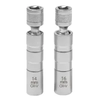 14mm/16mm Flexible Magnetic Spark Plug Wrench Set thumbnail 1