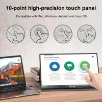 VISUALBEAT 15.6'' Portable Touch Screen Monitor thumbnail 2