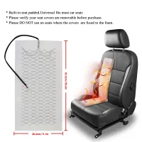 12V Carbon Fiber Car Seat Heater Kit thumbnail 2