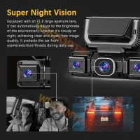 360° 4-Camera Car DVR with WiFi thumbnail 5