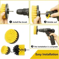 Drill Brush Power Scrubber Set 3-Piece thumbnail 2