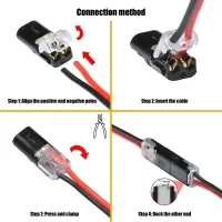 H2 2-Pin Pluggable Wire Connectors thumbnail 5