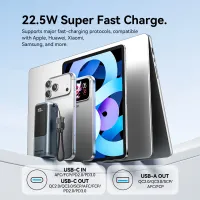 Vention 10000mAh Mini Power Bank 22.5W thumbnail 4
