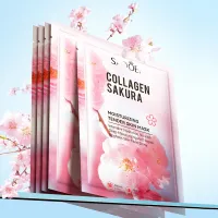 SADOER Sakura Collagen Face Masks 5-Pack thumbnail 6