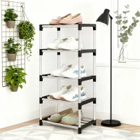 Stackable Narrow Shoe Rack Organizer thumbnail 3