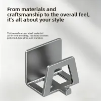 Stainless Steel Self-Adhesive Sink Caddy thumbnail 3