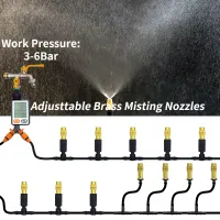Outdoor Misting Cooling System Kit thumbnail 5
