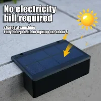 RGB Solar Fence Lights Outdoor thumbnail 3
