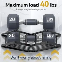 3-Pack Corner Shower Caddy thumbnail 5