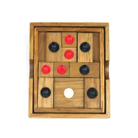 Huarong Dao Wooden Brain Teaser Puzzle thumbnail 3