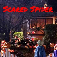 Giant Halloween Spider Yard Decor thumbnail 2