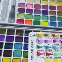 90 Color Solid Watercolor Set thumbnail 5